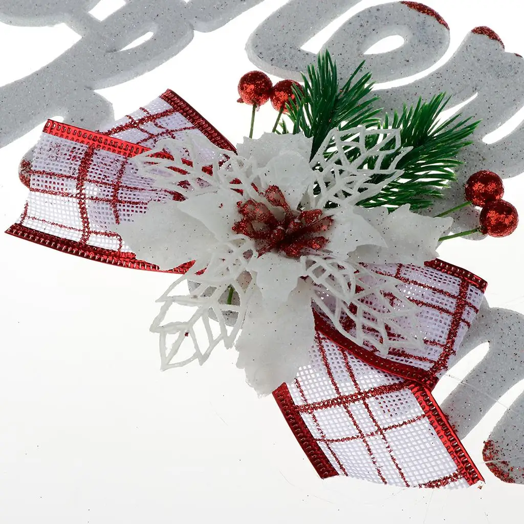 Счастливого Рождества Пластиковые Рождественские Подвески в виде Снежинок Рождественские Подвесные Украшения 5