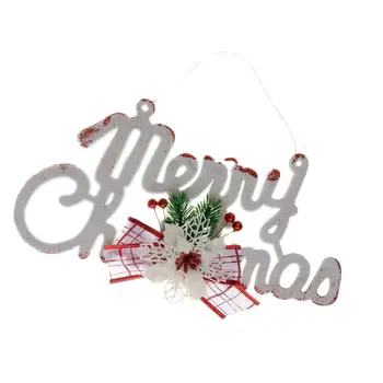 Счастливого Рождества Пластиковые Рождественские Подвески в виде Снежинок Рождественские Подвесные Украшения
