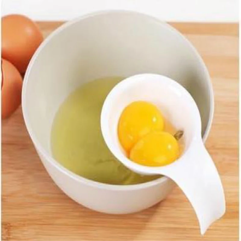 Яичный желток, Сепаратор белка, Разделитель яиц, Кухонные Инструменты для яиц, Пищевой Полипропиленовый Пластиковый Фильтр, Сито, Разделитель, Удобный держатель для яичного желтка 2