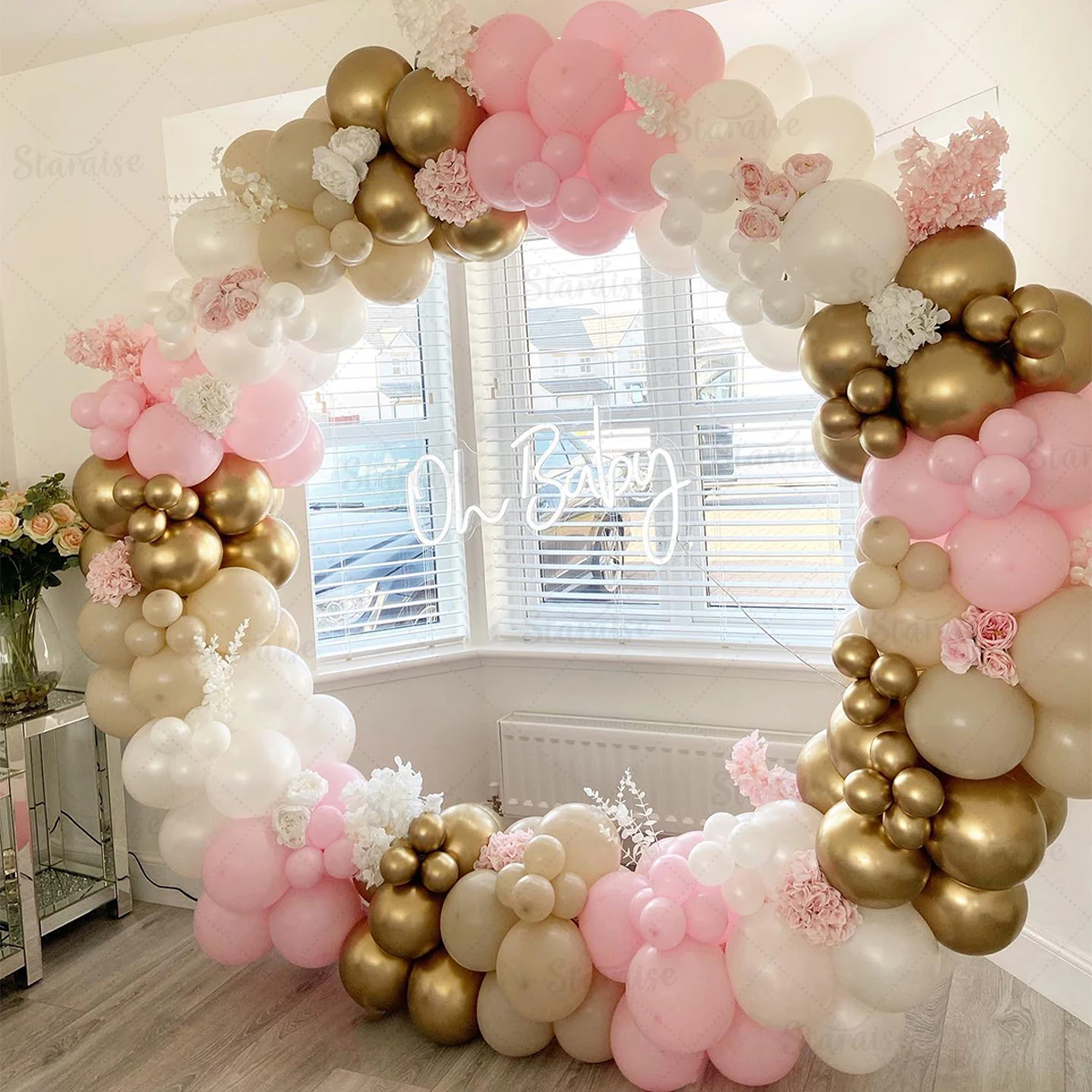 Розовые воздушные шары Macarons, Гирлянда, Арка, декор для вечеринки с Днем рождения, Детская свадьба для девочек, Принадлежности для вечеринки в честь Дня рождения, Детский душ, Латексный балон 1