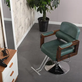 парикмахерское кресло винтажное парикмахерское кресло парикмахерская специальное кресло для стрижки волос TikTok same chair lift кресло парикмахерское кресло
