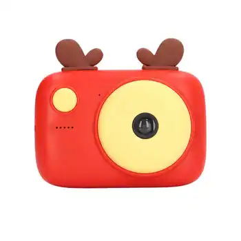 Детская камера Красный USB зарядка 40 миллионов пикселей Экран 2,4 дюйма Детская цифровая камера в подарок на День рождения Игрушечная камера Игрушка новинка