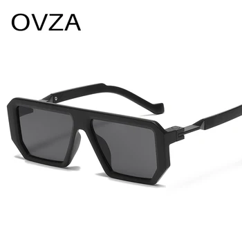OVZA 2023 Новые модные мужские солнцезащитные очки в стиле панк-готика, женские очки UV400 в классической прямоугольной оправе S1181