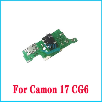 Для Tecno Camon 17 Pro CG6 CG8 USB-док-станция для зарядки, разъем для подключения гибкого кабеля, плата