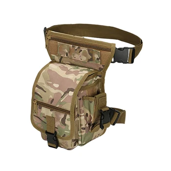 Военная поясная сумка, многоцелевая тактическая спортивная сумка для ног на открытом воздухе, походная сумка для бедер, водонепроницаемая сумка для тренировок на поясном ремне.