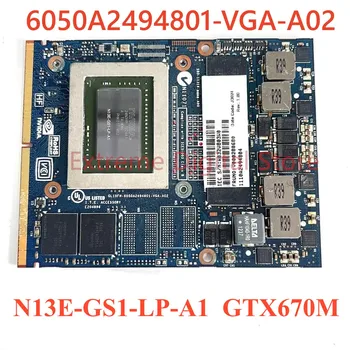 6050A2494801-VGA-A02 для видеокарты ноутбука TOSHIBA X70 GTX670M 100% Протестирована, полностью работает