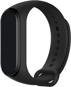 Силиконовый ремешок регулируемой длины для часов Xiaomi Mi Band 3/4 с фитнес-трекером, ремешок для часов, Черный спортивный браслет, аксессуары для часов
