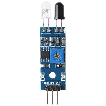 Интеллектуальный электронный отражающий фотоэлектрический ИК инфракрасный модуль датчика обхода препятствий для Arduino Diy smart car module