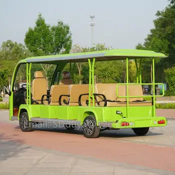 Туристический шаттл на 11 пассажиров, транспортное средство для экскурсий по городу, сертифицированный ISO 11-местный туристический автобус