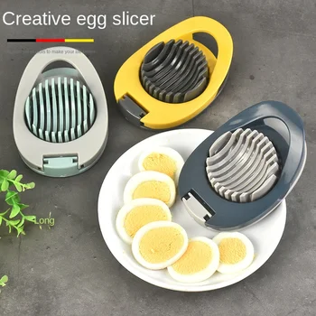 Пластиковый нож для резки яиц tangent 304 из нержавеющей стали, разделитель консервированных яиц, кухонные инструменты
