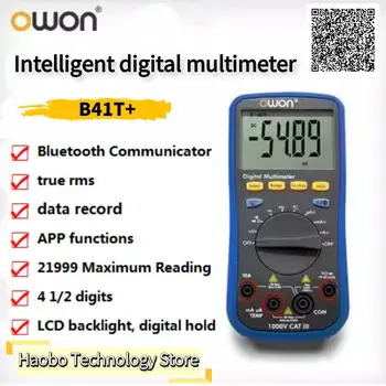 OWON B41T + 4 1/2 Цифровой мультиметр с Bluetooth True RMS Тестовый измеритель подсветки