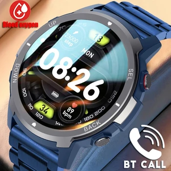 Спортивная дорожка с GPS, вызов по Bluetooth, мужские смарт-часы, женские фитнес-дорожки с полным касанием, водонепроницаемые мужские умные часы для Android IOS 2023 Новинка