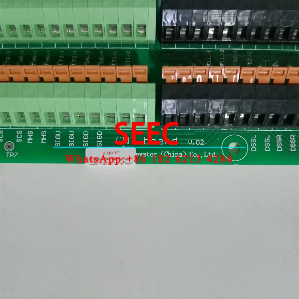 Плата SEEC Elevator CWT Board V.02 Плата коммуникационного интерфейса EAB60000BX DWG.NO: 13529252 для запасных частей MCA Lift 2
