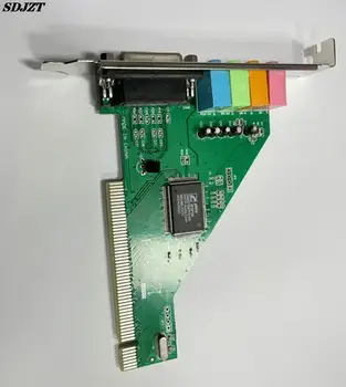Новая 4-Канальная 5.1 Surround 3D PC PCI Звуковая Аудиокарта с Игровым MIDI-Портом Звуковая Карта для ПК Windows XP/7/8/10