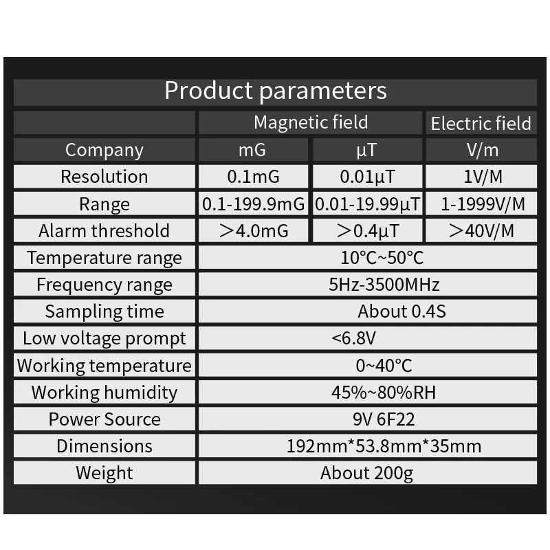 Бытовой измеритель ЭДС, Детектор электромагнитного излучения, Ручной прецизионный монитор-тестер излучения электромагнитных волн. 4