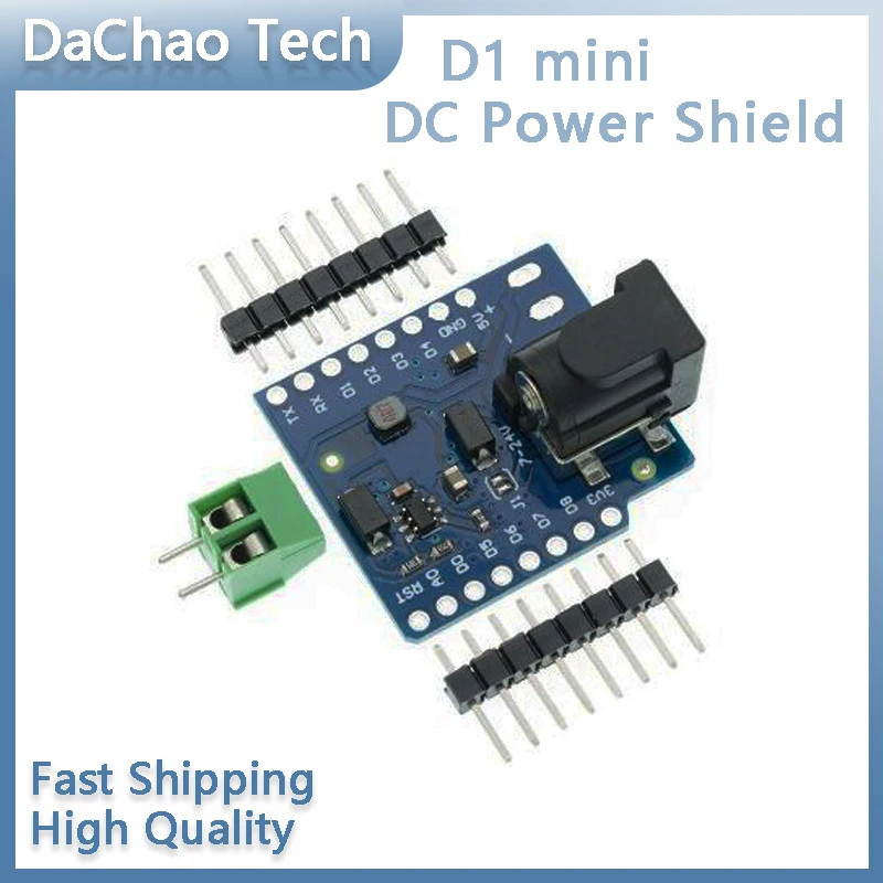 DC Power Shield V1.1.0 для модуля питания постоянного тока мини-платы разработки D1 0