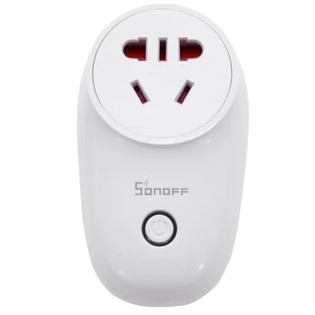 Sonoff S2 Беспроводной WiFi Smart Plug Switch Американская розетка Ewelink App Автоматизация дистанционного управления, совместимая с Alexa Google Home