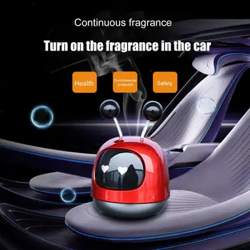 Автомобильный Освежитель воздуха в простом стиле с естественным запахом, съемный Прекрасный автомобильный робот-ароматерапевтический диффузор
