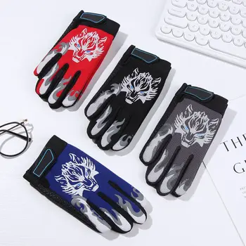 Зимние велосипедные перчатки для верховой езды, дышащие перчатки для рыбалки, нескользящие детские спортивные перчатки, детские велосипедные перчатки