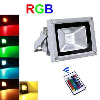 Горячий продаваемый RGB IP65 10 Вт 20 Вт 30 Вт 50 Вт Светодиодный Прожектор RGB Светодиодный Прожектор Отражатель Светодиодный Прожектор Наружное Уличное Освещение