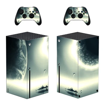 Наклейка Geometry Style Xbox Series X Skin для Консоли и 2 Контроллеров, Виниловая Наклейка Защитных Скинов Style 1