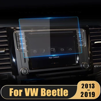 Для Volkswagen Фольксваген Жук 2012-2016 2017 2018 2019 Автомобильный навигационный экран, защитная пленка из закаленного стекла, аксессуары для наклеек