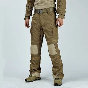 Тренировочные брюки 2023, тактические военные мужские брюки-карго с несколькими карманами, пригодные для носки на открытом воздухе, походные водонепроницаемые брюки