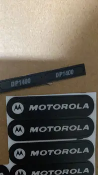 наклейка с логотипом M 30шт и наклейка DP1400 для радиостанции Motorola DP1400