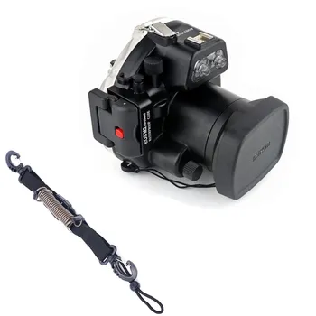 Подводный Водонепроницаемый Корпус Чехол для камеры для Дайвинга Корпус для камеры Canon EOS M2 EOS-M2 EOS M II подходит для объектива 18-55 мм Ремешок-Шнурок