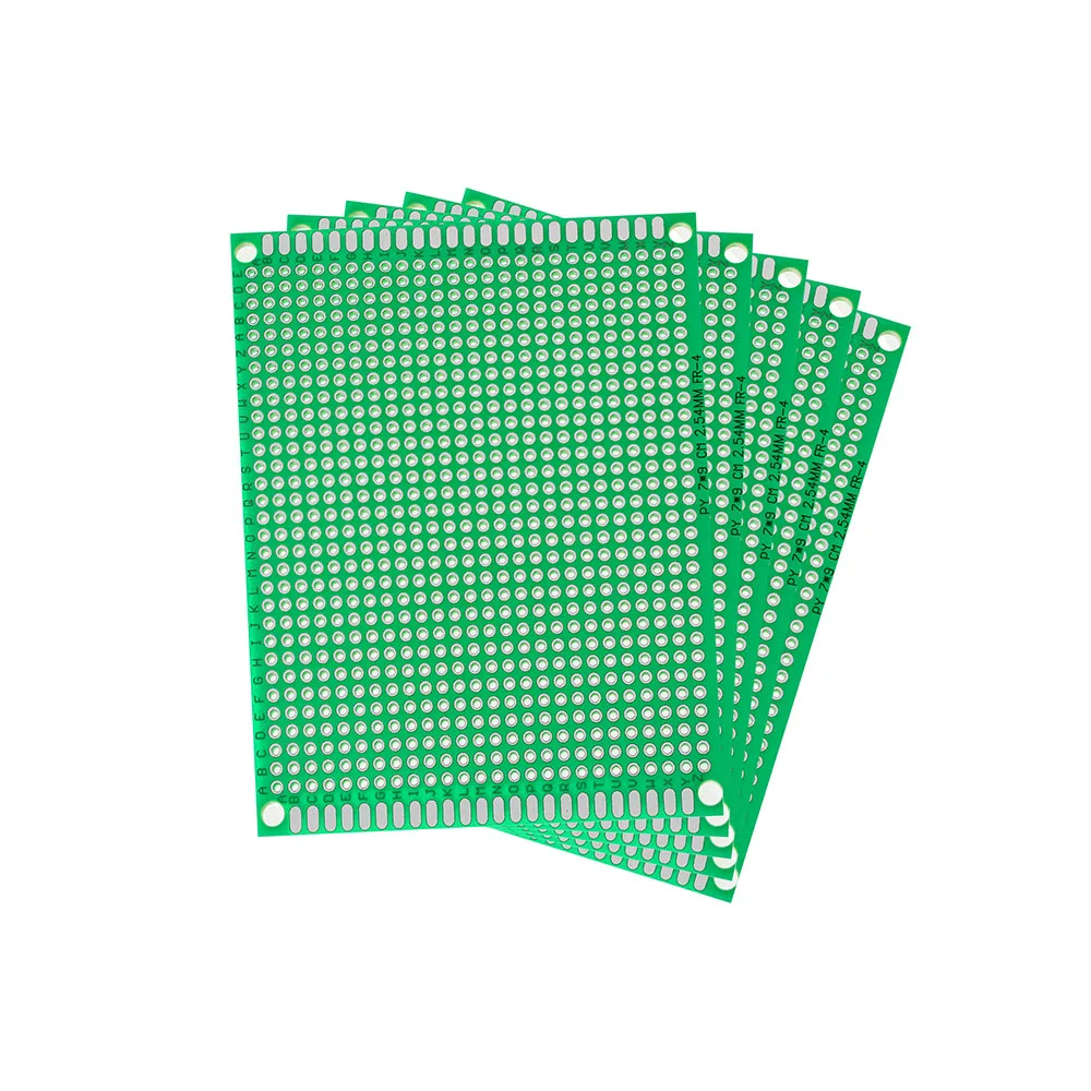 5ШТ 7 *9 см Односторонняя печатная плата Прототип платы Зеленые универсальные печатные платы DIY Kit 4