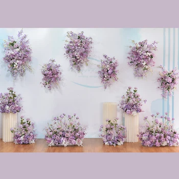Изготовленная на заказ свадебная арка макет домашней сцены украшение цветочного ряда