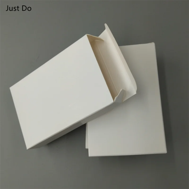 50шт 3-13 см Маленькая белая пустая картонная подарочная упаковочная коробка, пустая упаковочная коробка, квадратная бумажная картонная коробка 1