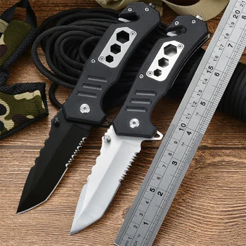 Складной нож открытый тактический кемпинг выживание охотничий нож многофункциональный складной нож мини портативный открытый EDC инструмент