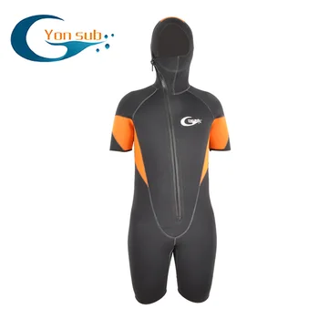 Мужской костюм для дайвинга, цельный, 5 мм, теплый солнцезащитный костюм с капюшоном, костюм для подводного плавания, теплый зимний купальник для плавания.