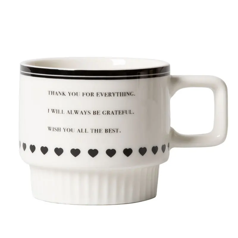 Маленькая керамическая кофейная кружка Love, кружки высокого уровня, узел, свадебный компаньон, подарок для рук, Чашка для воды, чашки для завтрака, праздничный подарок 5