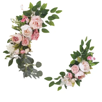 Искусственный Цветочный Ряд Имитация Арки Цветы для Свадьбы День Рождения Фоновое Украшение Входной Двери Настольный Орнамент