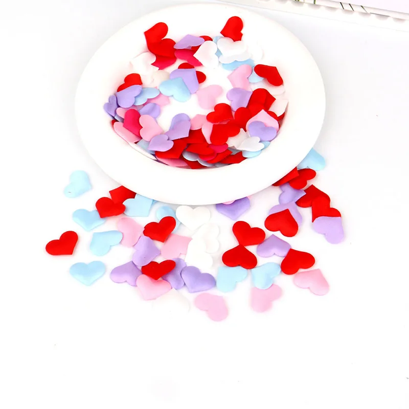 Оформление Свадебной сцены Губкой Love Heart 2 СМ В Форме Сердца, Имитация Бумажных Обрывков, Рассеивание Цветов, Ручной Бросок Цветов 2