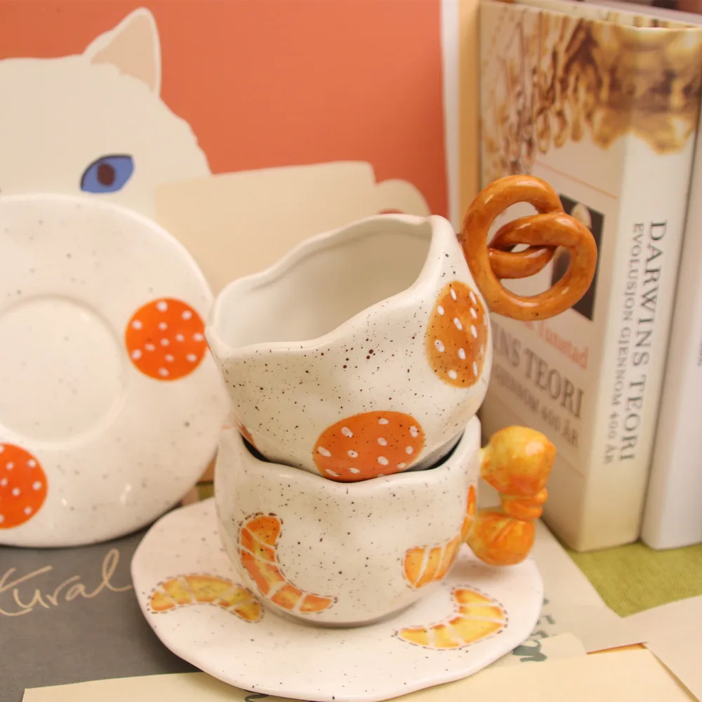 Ручная керамическая чашка для воды в японском стиле ins, кофейная чашка, набор посуды, ручная роспись, чашка для послеобеденного чая, набор блюд для димсам 2