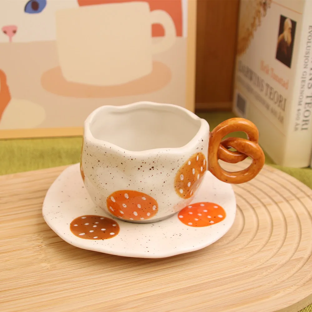 Ручная керамическая чашка для воды в японском стиле ins, кофейная чашка, набор посуды, ручная роспись, чашка для послеобеденного чая, набор блюд для димсам 3