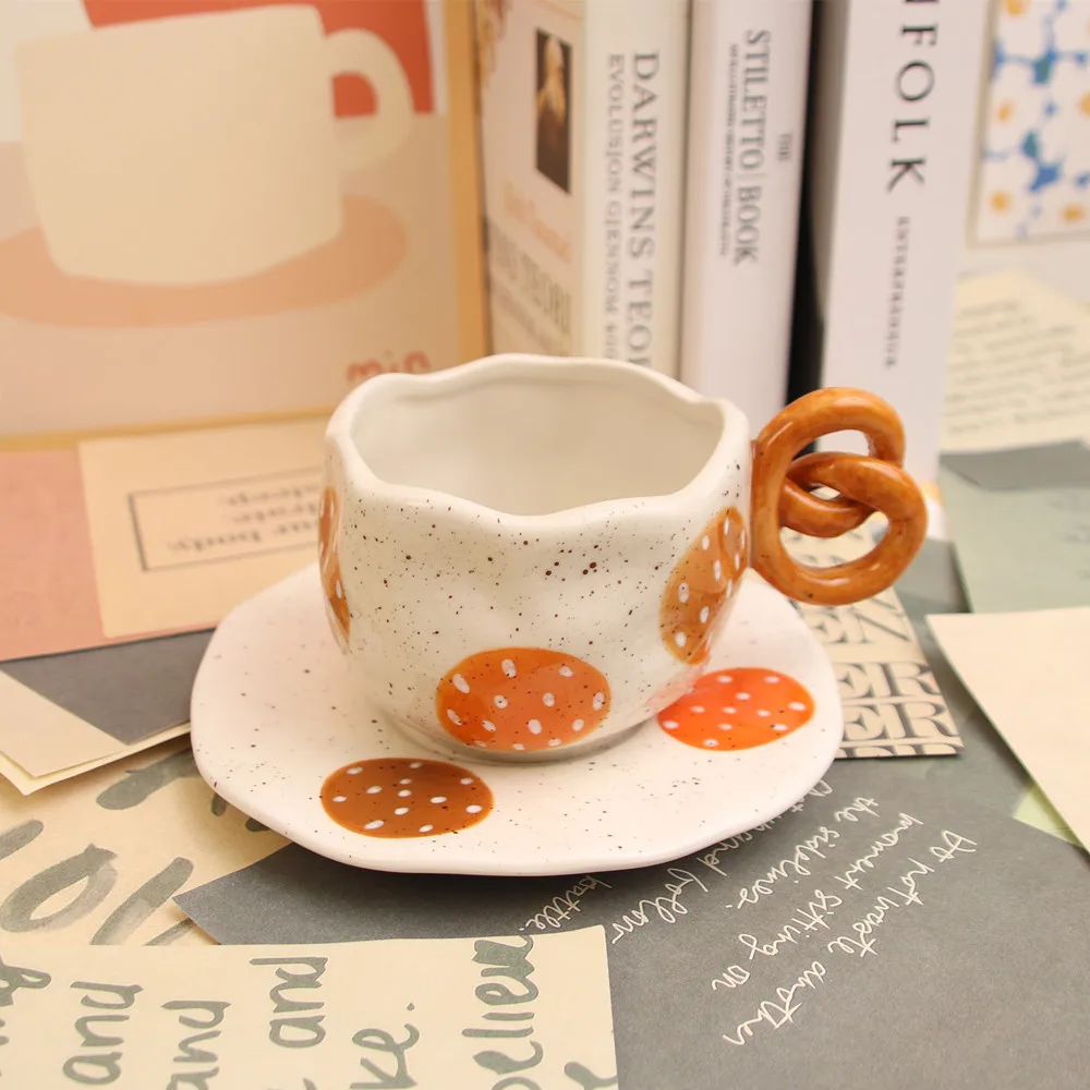 Ручная керамическая чашка для воды в японском стиле ins, кофейная чашка, набор посуды, ручная роспись, чашка для послеобеденного чая, набор блюд для димсам 5