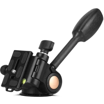 QZSD Q08 Головка Видео-Штатива с 3-ходовой Ручкой Для Управления Жидкостной Головкой с Быстроразъемной Пластиной для Штатива-Монопода DSLR-камеры