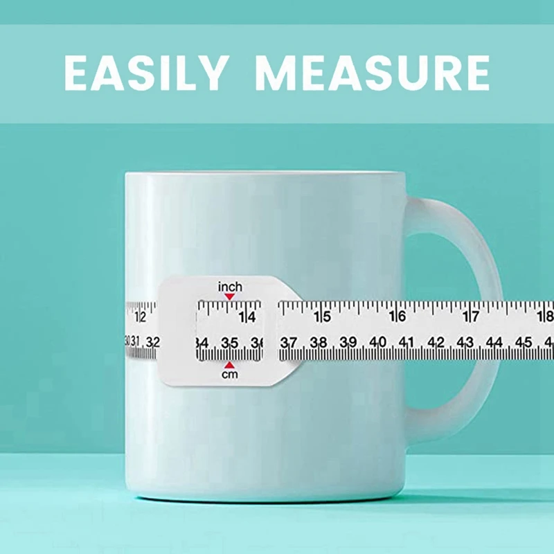 Трехкомпонентный измеритель ширины для измерения окружности чашек, стеклянных банок и стаканов для питья DIY Crafts Maker 2