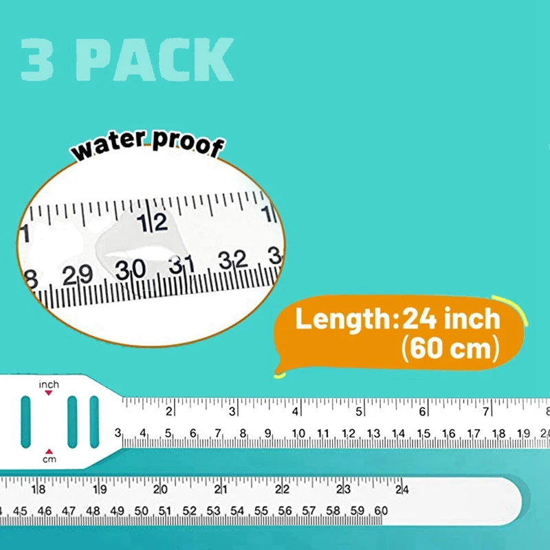 Трехкомпонентный измеритель ширины для измерения окружности чашек, стеклянных банок и стаканов для питья DIY Crafts Maker 5