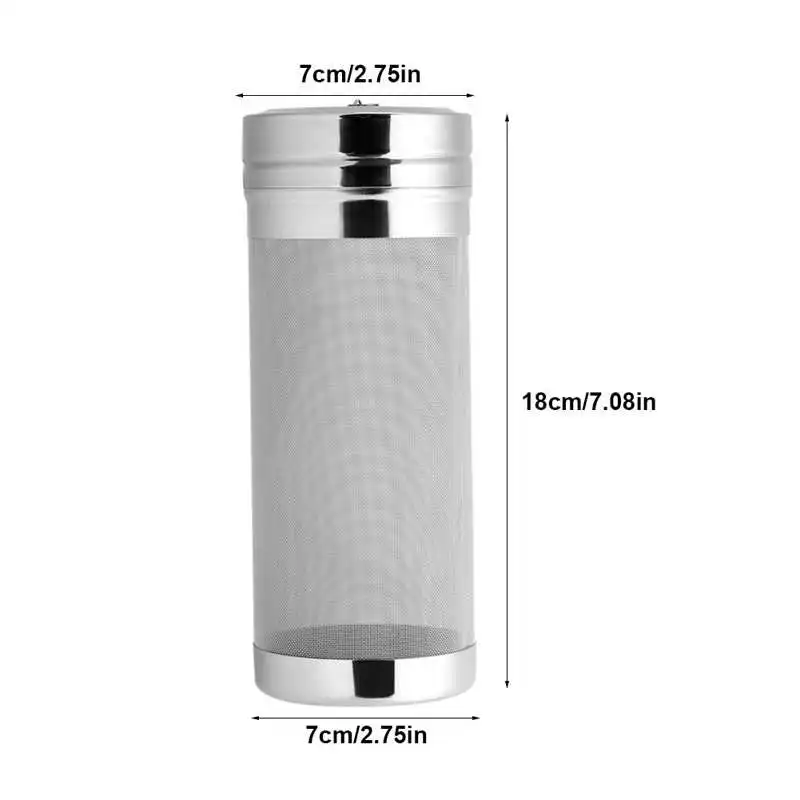 300 Мини Сетчатый пивной фильтр из нержавеющей стали для домашнего пивоварения, фильтр для домашнего кофе Dry 1