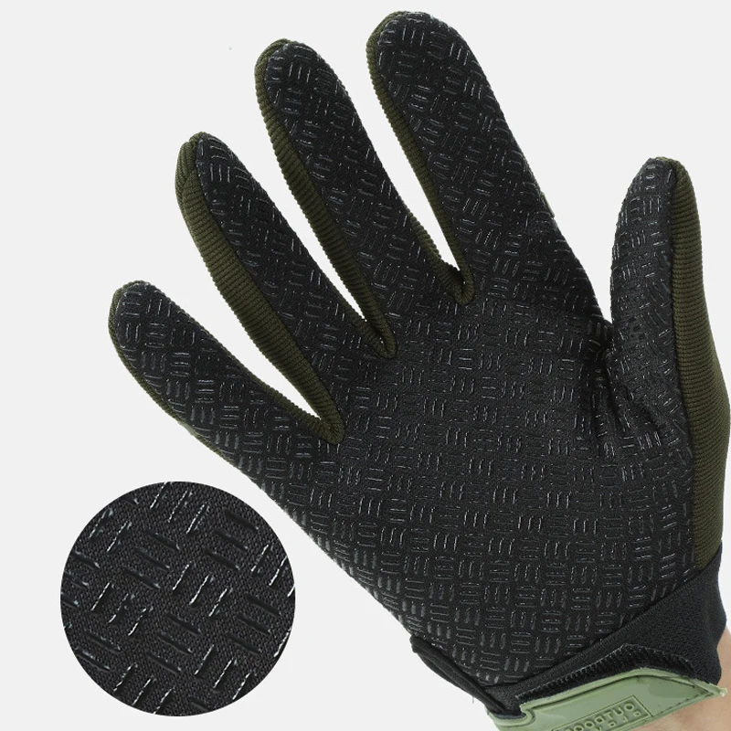 Уличные тактические перчатки для рыбалки, водонепроницаемые, нескользящие, дышащие, на весь палец, прочные Велосипедные перчатки для рыбалки, Защитные тренировочные 3
