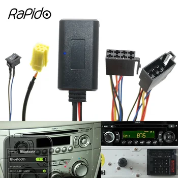 Автомобильное Радио Bluetooth Беспроводной Музыкальный Приемник AUX Адаптер для Peugeot 207 301 307 308 для Citroen C2 C3 6 Pin CD RD9