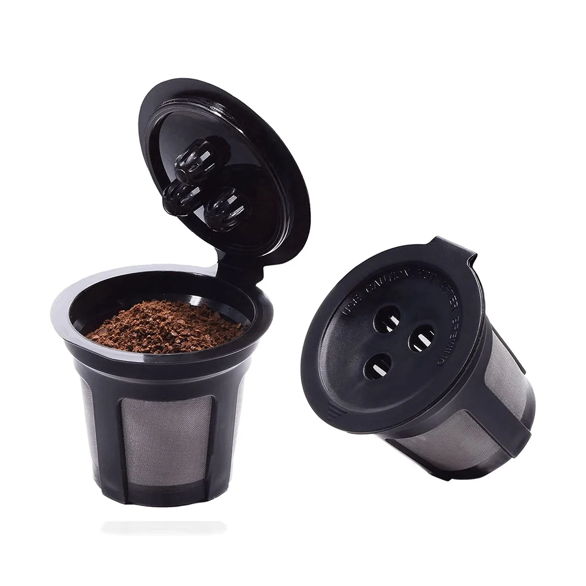 Многоразовые Кофейные фильтры K Cups для Ninja Dual Brew, Многоразовые Кофейные стручки, Совместимые с кофеваркой Ninja CFP301 0