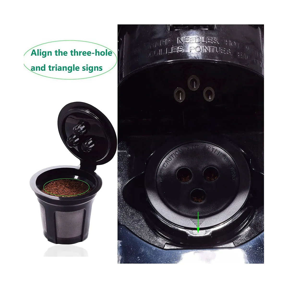 Многоразовые Кофейные фильтры K Cups для Ninja Dual Brew, Многоразовые Кофейные стручки, Совместимые с кофеваркой Ninja CFP301 4
