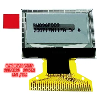 0,96 дюймовый 30PIN OLED желтый синий белый синий Экран SSD1306 Drive IC 128 *64 Параллельный 3/4 провод SPI I2C UG-2864HSWEG01
