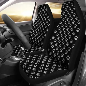 Лапы печати чехол для сидения автомобиля 094209,в упаковке 2 Универсальная стойка защитный чехол для сиденья